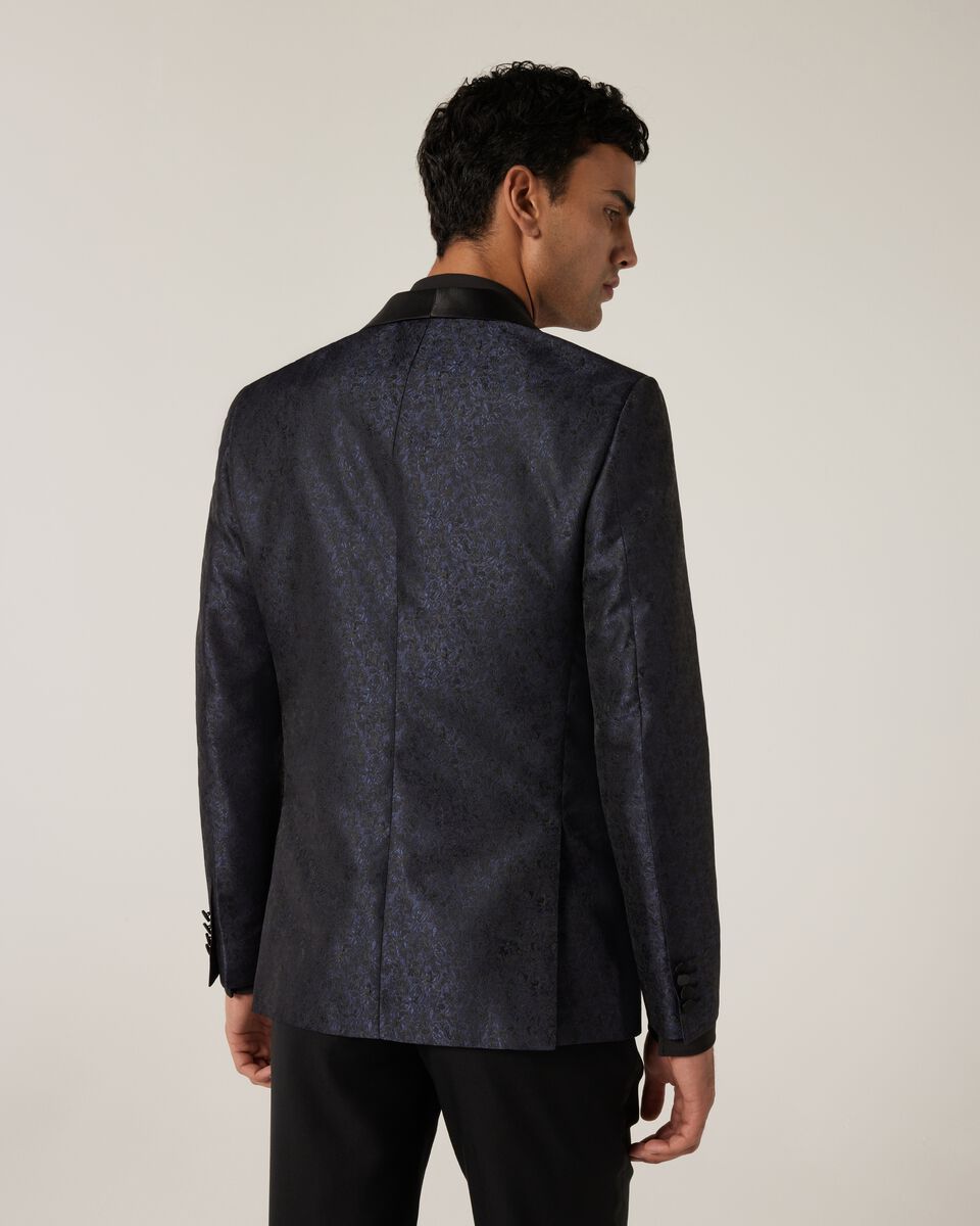 Slim Fit Shawl Collar Tuxedo, Dark Navy, hi-res
